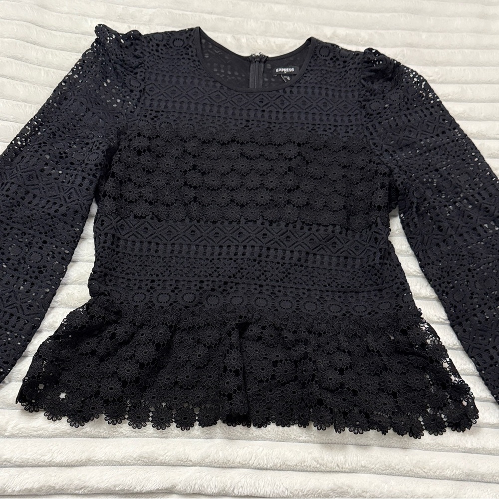 Express Black Blouse